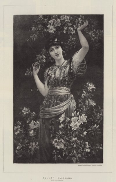 Flores de verano de Emile Eismann Semenowski